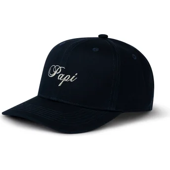 Marineblaue gebogene Snapback-Kappe Papi von Pica Pica