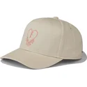 beige-gebogener-snapback-cap-heartbreak-hotel-von-pica-pica