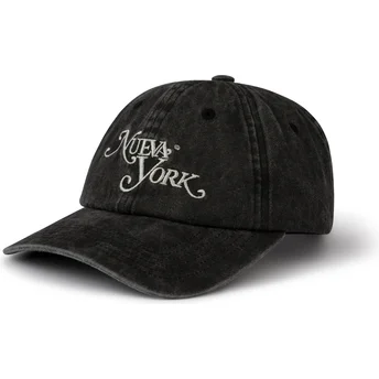 Cap zaoblená black adjustable strap Pica Pica