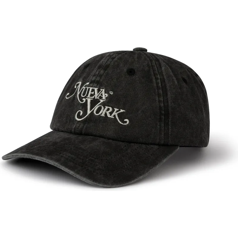 cap-zaoblena-black-adjustable-strap-pica-pica cap-zaoblena-black-adjustable-strap-pica-pica