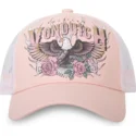 siltovka-zaoblena-ruzova-snapback-eagle-rp-von-dutch