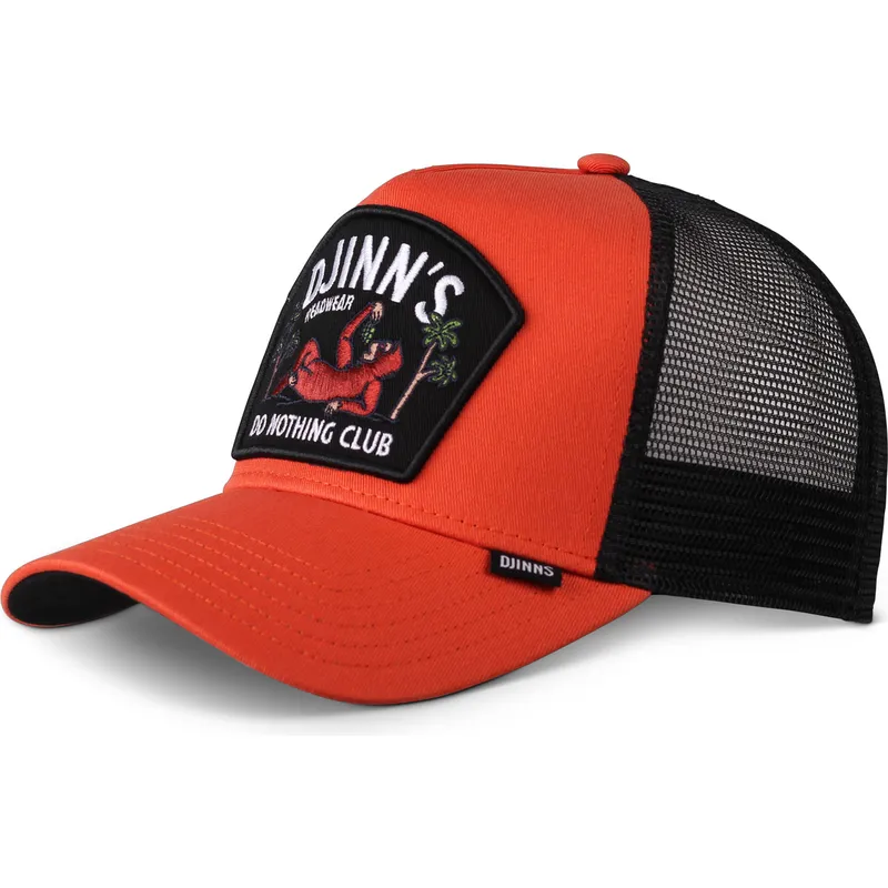 siltovka-zaoblena-oranzova-snapback-do-nothing-club-hft-dnc-sloth-djinns