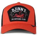 siltovka-zaoblena-oranzova-snapback-do-nothing-club-hft-dnc-sloth-djinns