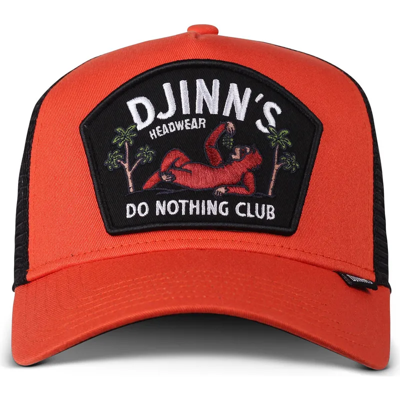 siltovka-zaoblena-oranzova-snapback-do-nothing-club-hft-dnc-sloth-djinns