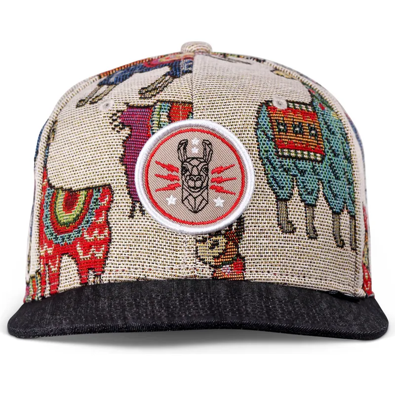 siltovka-zaoblena-bezova-snapback-lama-linen-djinns