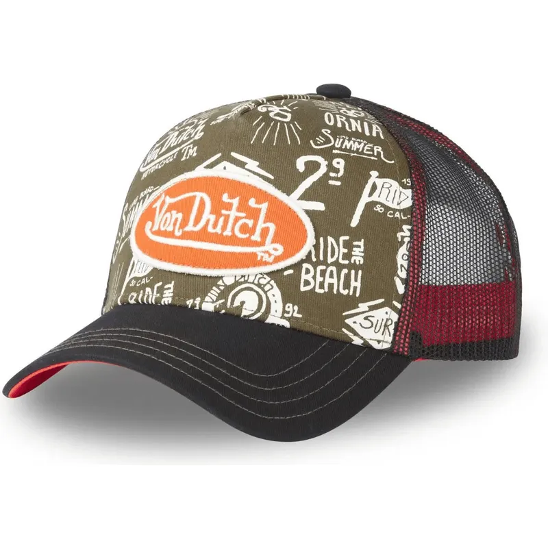 cap-zaoblena-green-snapback-von-dutch
