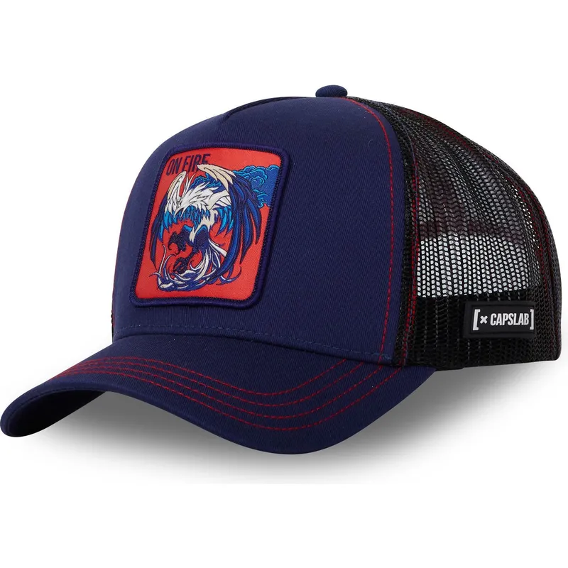 siltovka-zaoblena-tmavomodra-snapback-on-fire-ph2-fenix-mytologicke-bytosti-capslab