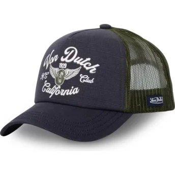 Šiltovka zaoblená sivá snapback CREW11 Von Dutch