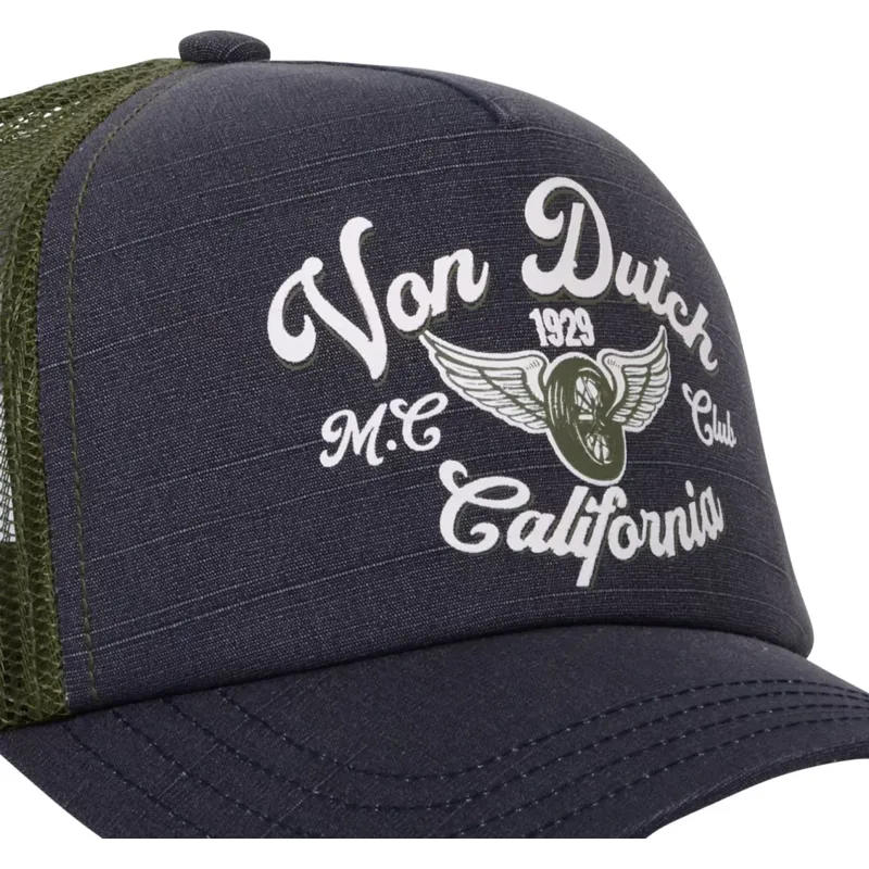 trucker-cap-grau-und-grun-crew11-von-von-dutch