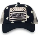 siltovka-zaoblena-tmavomodra-snapback-star-m-von-dutch