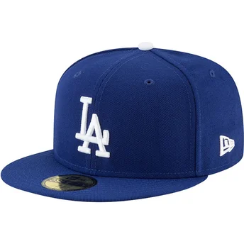 Cap rovná blue ajustada 59FIFTY Authentic On Field Game Los Angeles Dodgers MLB New Era