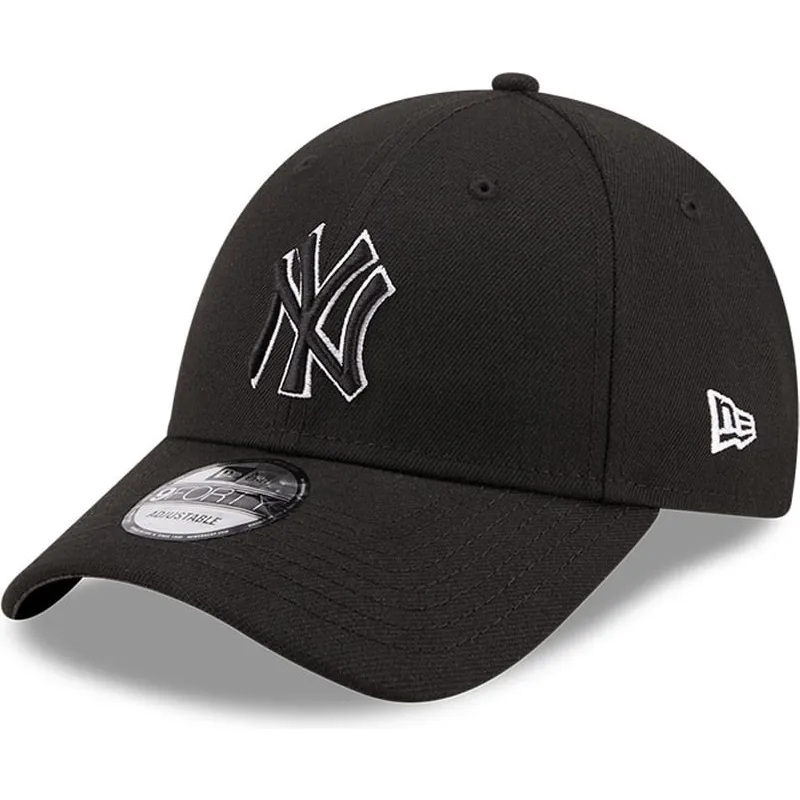 siltovka-zaoblena-cierna-nastavitelny-9forty-pop-outline-new-york-yankees-mlb-new-era