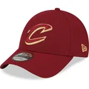 verstellbare-rote-9forty-the-league-cap-der-cleveland-cavaliers-nba-von-new-era