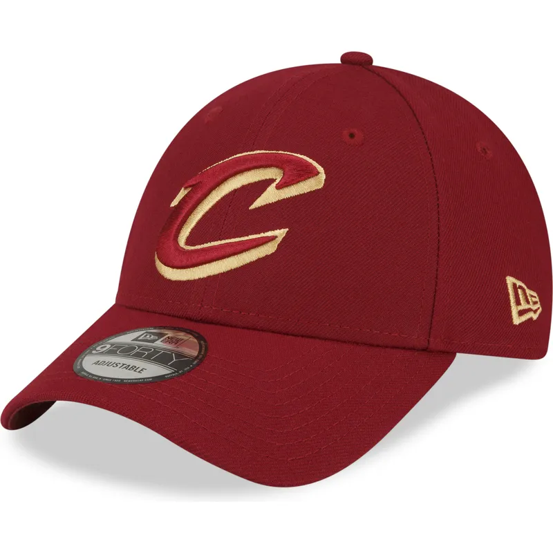 cap-zaoblena-red-adjustable-strap-9forty-the-league-cleveland-cavaliers-nba-new-era