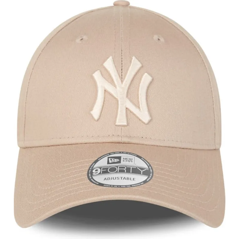 siltovky-zaoblena-bezova-nastavitelny-pasik-9forty-league-essential-new-york-yankees-mlb-new-era