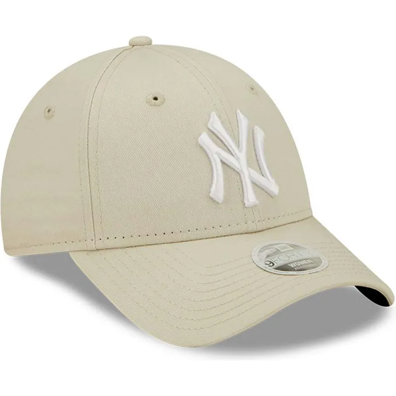 cap-zaoblena-beige-adjustable-strap-9forty-league-essential-new-york-yankees-mlb-new-era