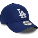 verstellbare-blaue-curved-cap-9forty-diamond-era-essential-der-los-angeles-dodgers-mlb-von-new-era