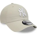 cap-zaoblena-beige-adjustable-strap-9twenty-league-essential-new-york-yankees-mlb-new-era