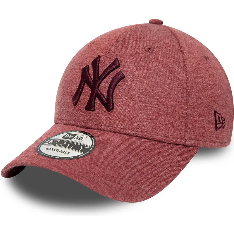 siltovka-zaoblena-cervena-nastavitelny-9forty-jersey-essential-new-york-yankees-mlb-new-era