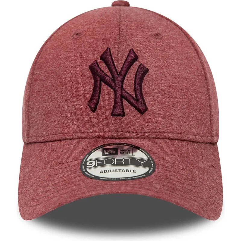 siltovka-zaoblena-cervena-nastavitelny-9forty-jersey-essential-new-york-yankees-mlb-new-era