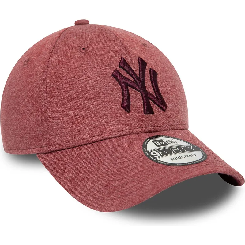 siltovka-zaoblena-cervena-nastavitelny-9forty-jersey-essential-new-york-yankees-mlb-new-era