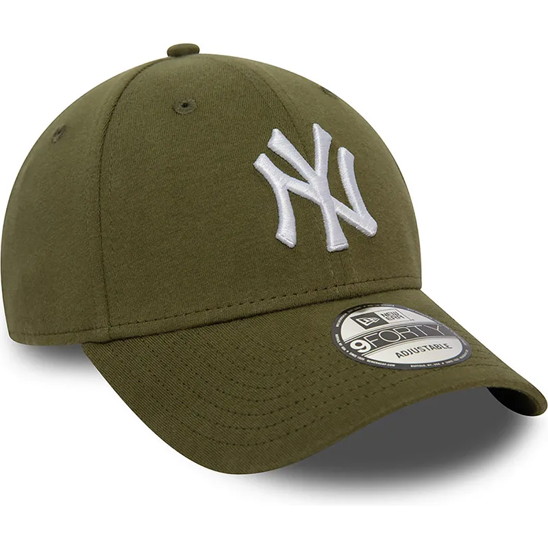 siltovka-zaoblena-zelena-nastavitelny-9forty-jersey-essential-new-york-yankees-mlb-new-era
