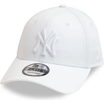 Šiltovka zaoblená biely nastaviteľný 9FORTY League Essential New York Yankees MLB New Era