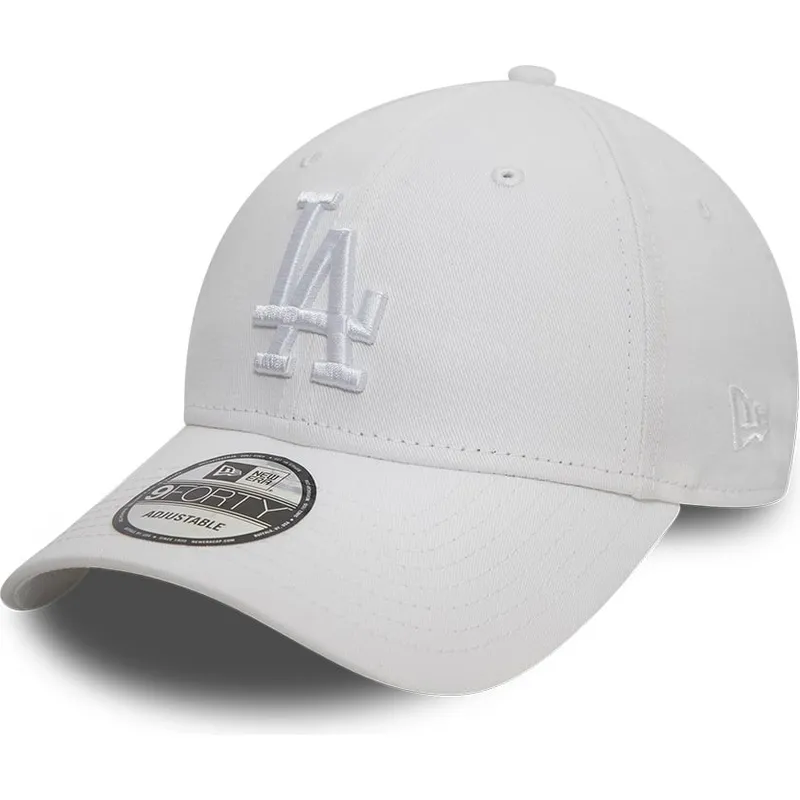 cap-zaoblena-white-adjustable-strap-9forty-league-essential-los-angeles-dodgers-mlb-new-era