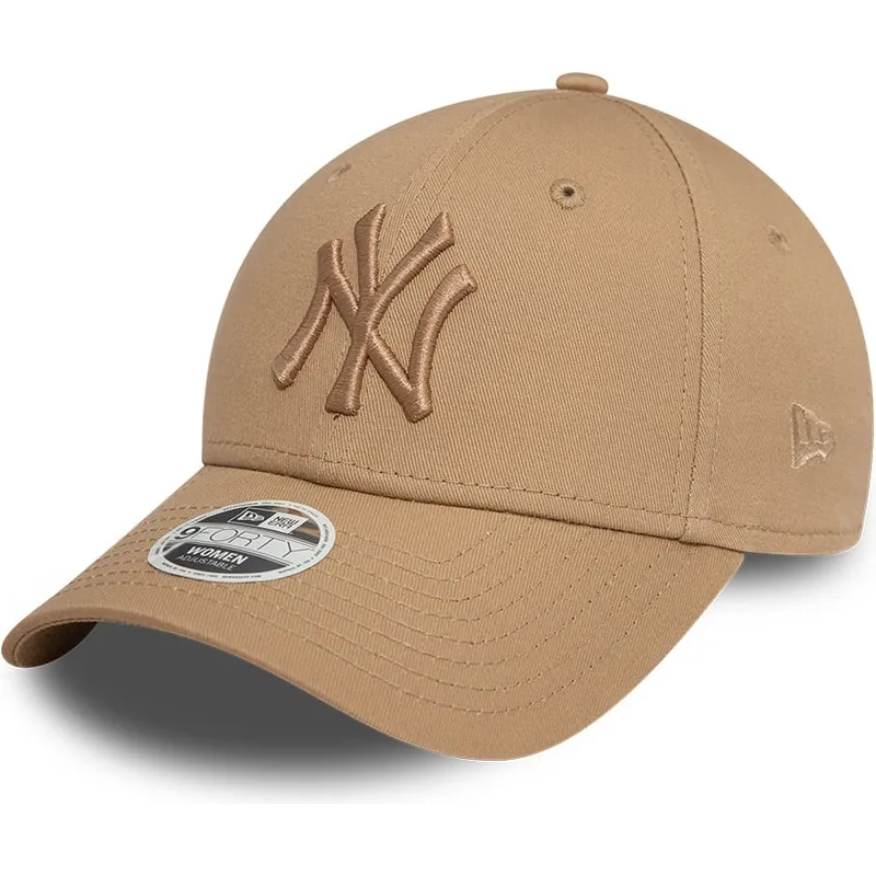 cap-zaoblena-brown-adjustable-strap-claro-claro-9forty-league-essential-new-york-yankees-mlb-new-era