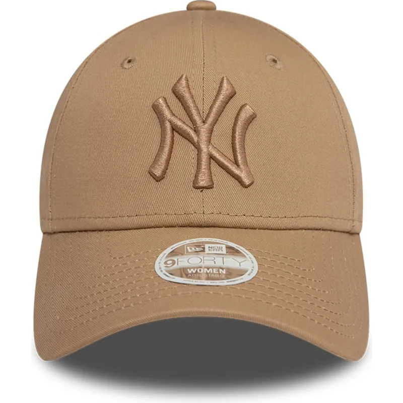 siltovky-zaoblena-hneda-nastavitelny-pasik-9forty-league-essential-new-york-yankees-mlb-new-era