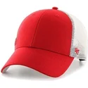 rote-trucker-kappe-der-new-york-yankees-mlb-suspense-von-47-brand