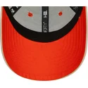 beige-verstellbare-kappe-mit-gebogenem-schirm-und-orangefarbenem-logo-fur-jungen-9forty-graphic-monster-truck-der-new-york-yanke