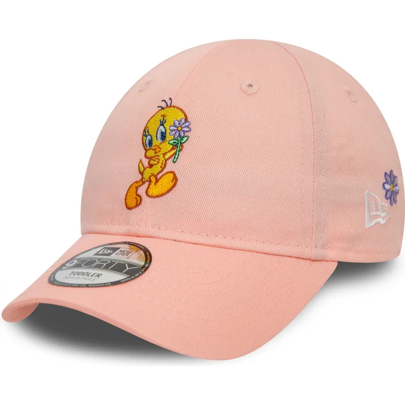 verstellbare-rosa-kinderkappe-9forty-tweety-looney-tunes-von-new-era