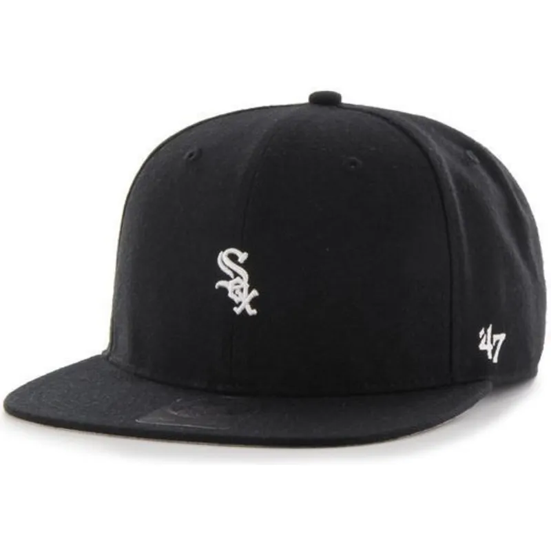 siltovka-rovna-cierna-snapback-chicago-white-sox-mlb-47-brand