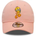 siltovka-zaoblena-ruzova-nastavitelny-pre-deti-9forty-piolin-looney-tunes-new-era