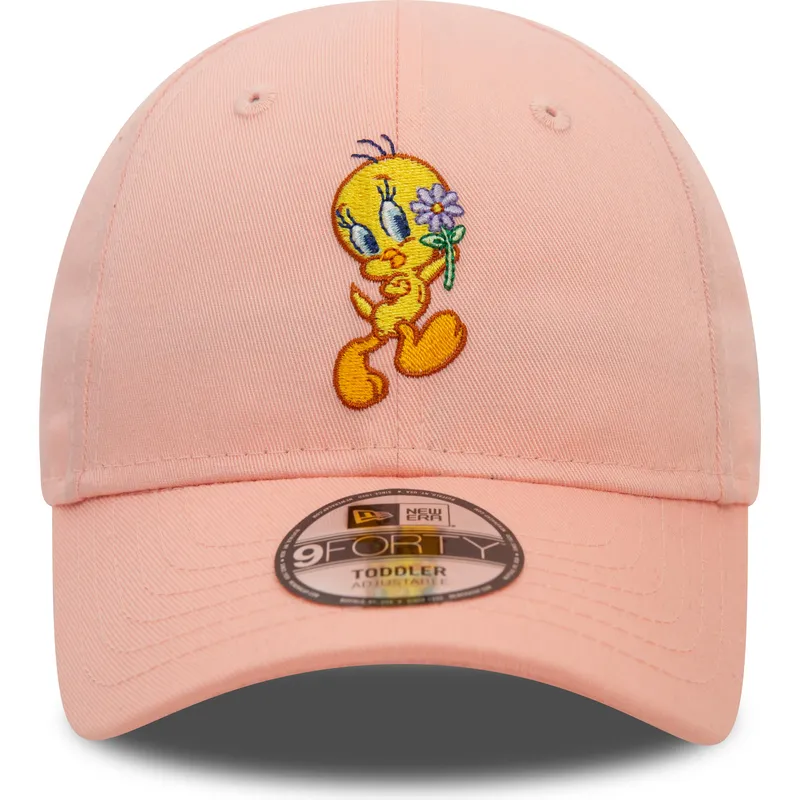 siltovka-zaoblena-ruzova-nastavitelny-pre-deti-9forty-piolin-looney-tunes-new-era