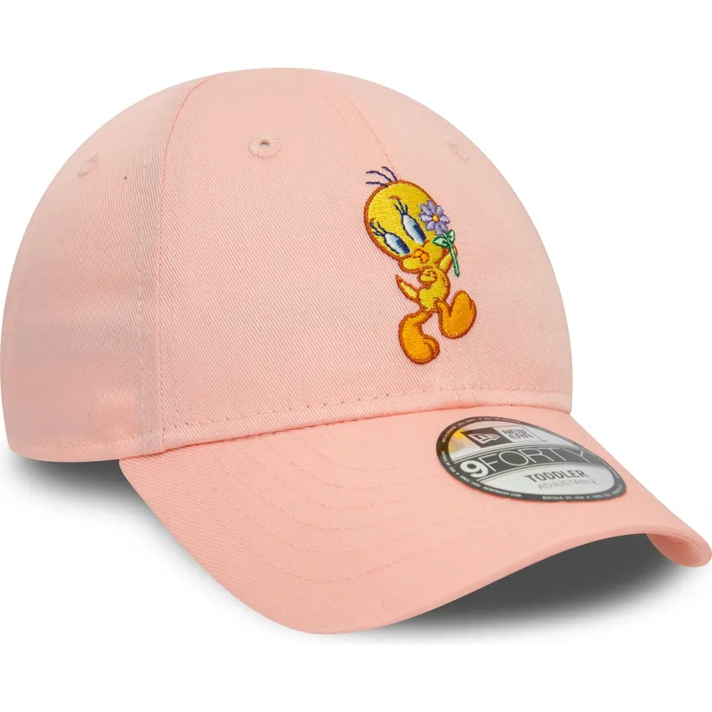 siltovka-zaoblena-ruzova-nastavitelny-pre-deti-9forty-piolin-looney-tunes-new-era