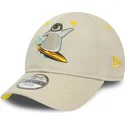 siltovka-zaoblena-bezova-nastavitelny-pre-deti-9forty-character-pinguino-new-era