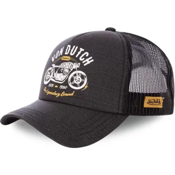 Cap zaoblená black snapback Von Dutch
