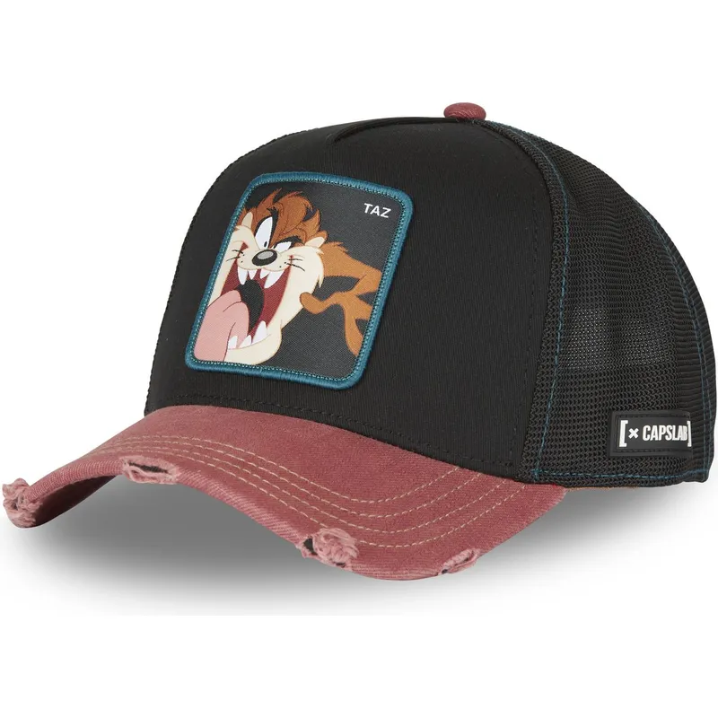 siltovka-zaoblena-cierna-snapback-tasmansky-diabol-looney-tunes-capslab