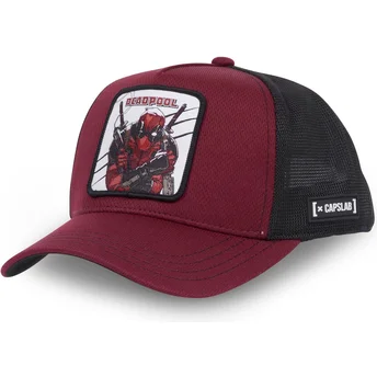 siltovka-zaoblena-cervena-snapback-bad1-deadpool-marvel-comics-capslab