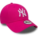 siltovka-zaoblena-ruzova-nastavitelny-pre-deti-9forty-essential-new-york-yankees-mlb-new-era