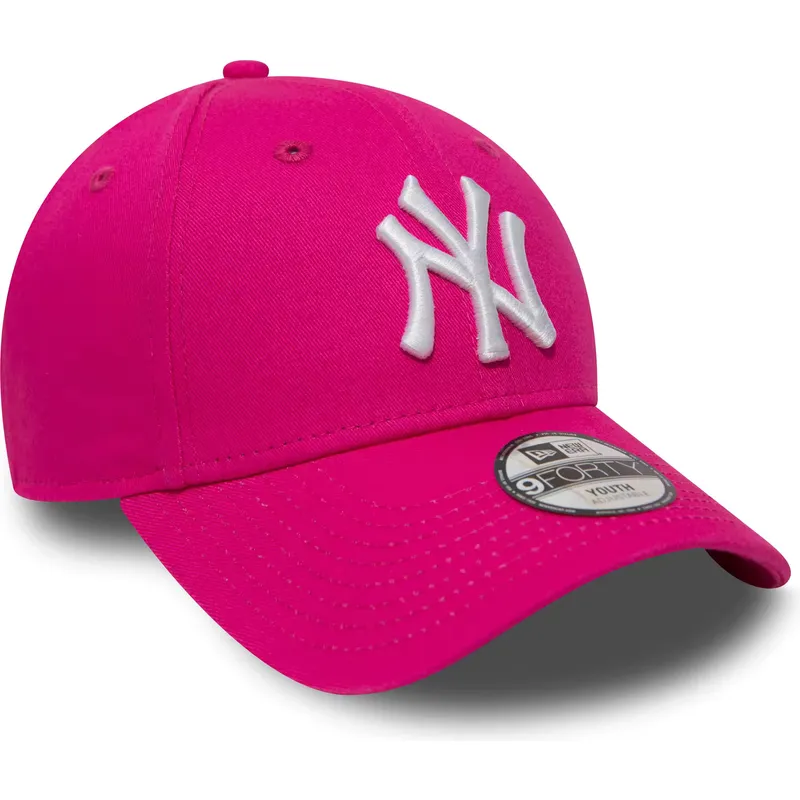 cap-zaoblena-pink-adjustable-strap-pre-deti-9forty-essential-new-york-yankees-mlb-new-era