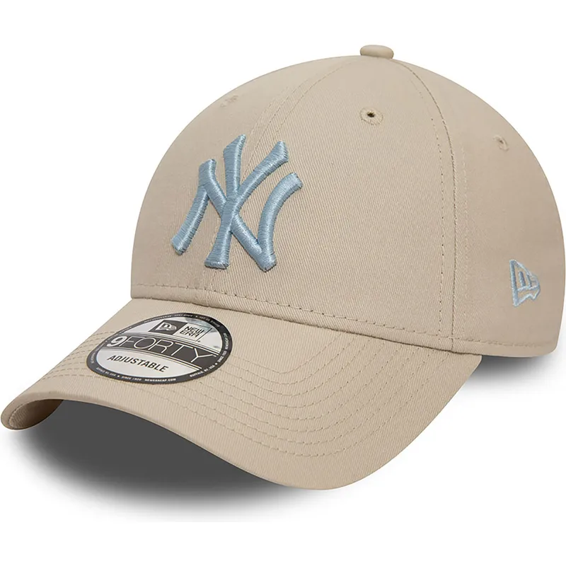 siltovka-zaoblena-bezova-nastavitelny-9forty-league-essential-new-york-yankees-mlb-new-era