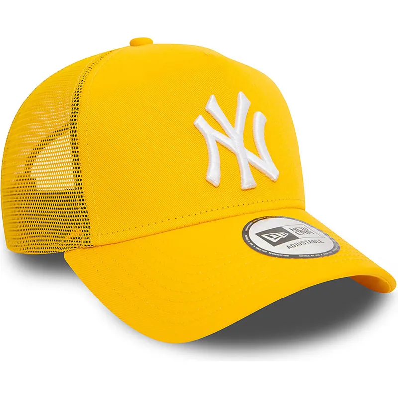 siltovka-zaoblena-zlta-snapback-a-frame-league-essential-new-york-yankees-mlb-new-era