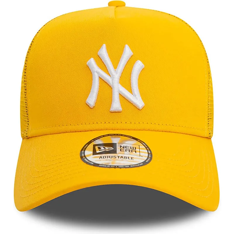 siltovka-zaoblena-zlta-snapback-a-frame-league-essential-new-york-yankees-mlb-new-era