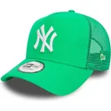 grune-a-frame-league-essential-trucker-kappe-der-new-york-yankees-mlb-von-new-era