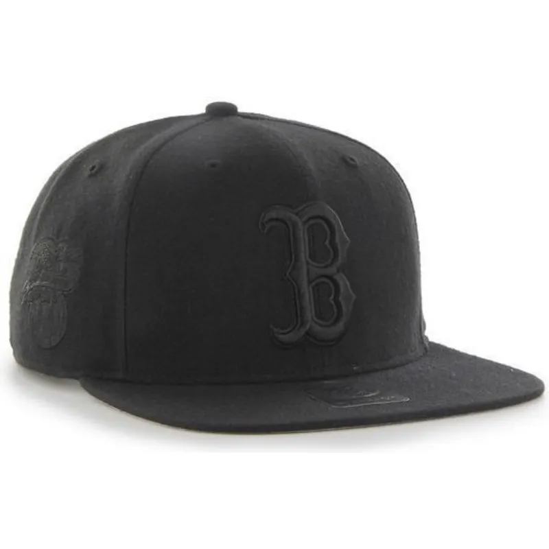 siltovka-rovna-cierna-snapback-boston-red-sox-mlb-47-brand