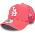 siltovka-zaoblena-ruzova-snapback-a-frame-league-essential-los-angeles-dodgers-mlb-new-era