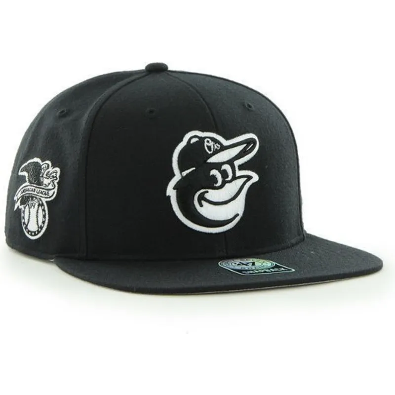 siltovka-rovna-cierna-snapback-mascota-baltimore-orioles-mlb-47-brand